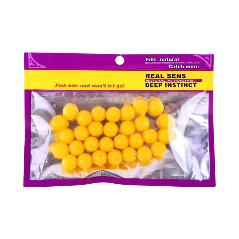 50/30 шт. рыболовные приманки на шнуровке Желтые Красивые мягкие кукурузы со