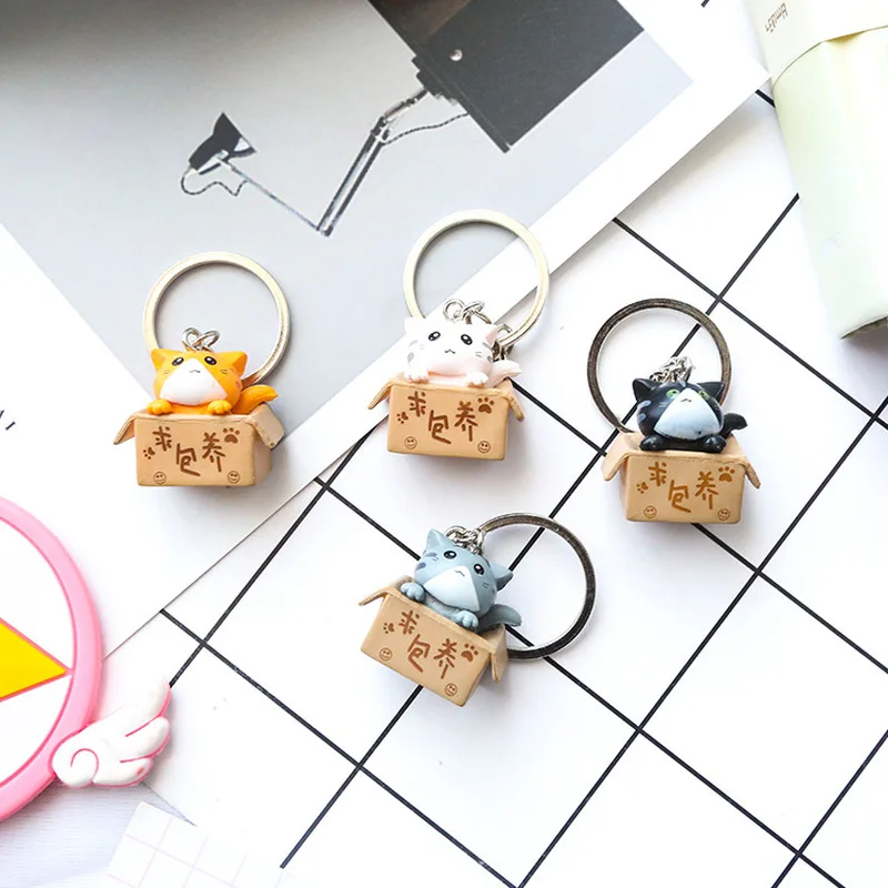 Серия с персонажами из мультфильмов о животных Кот брелок gato котенок модные Забавные милые Подвески брелки porte clefs sleutelhanger детские подарки игрушки