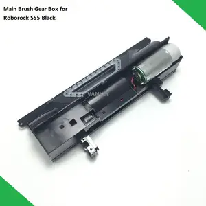 Новинка, Оригинальные запасные части для робота-пылесоса, основной щеточный двигатель с корпусом для XIAOMI Roborock S55 Ruby_S, коробка передач, Черная