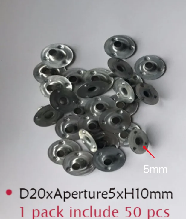 D20xAperture5xH10mm Дизайн свечи фитили толстые DIY ручной работы для изготовления свечей материал бездымного сердечника лампы толстые Вощеные фитили - Цвет: D20xAperture5xH10mm