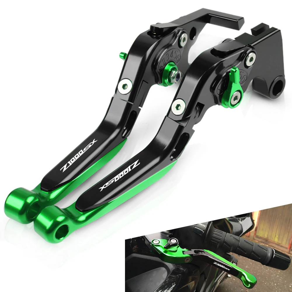 Мотоцикла тормозной рычаг сцепления Складная Выдвижная для KAWASAKI Z1000SX ниндзя 1000