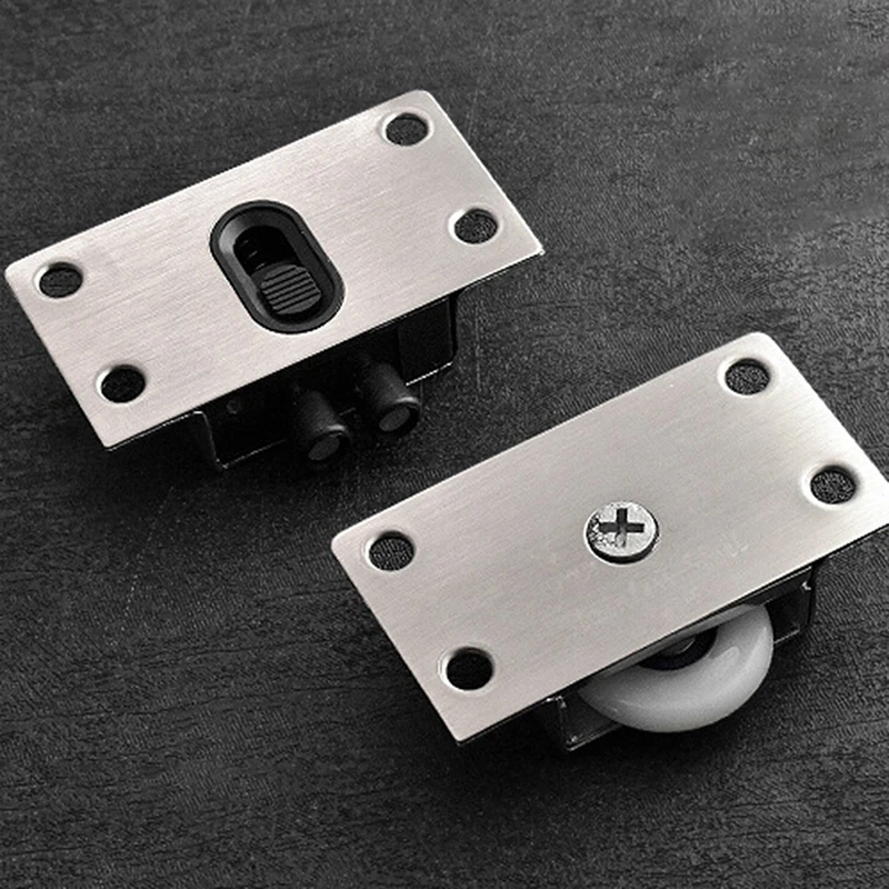 

Furniture Sliding Door Moving Wheel Roller Runner Wardrobe Cabinet Bearing Top Bottom Pulley Wheel Metal Wading Door Accessories