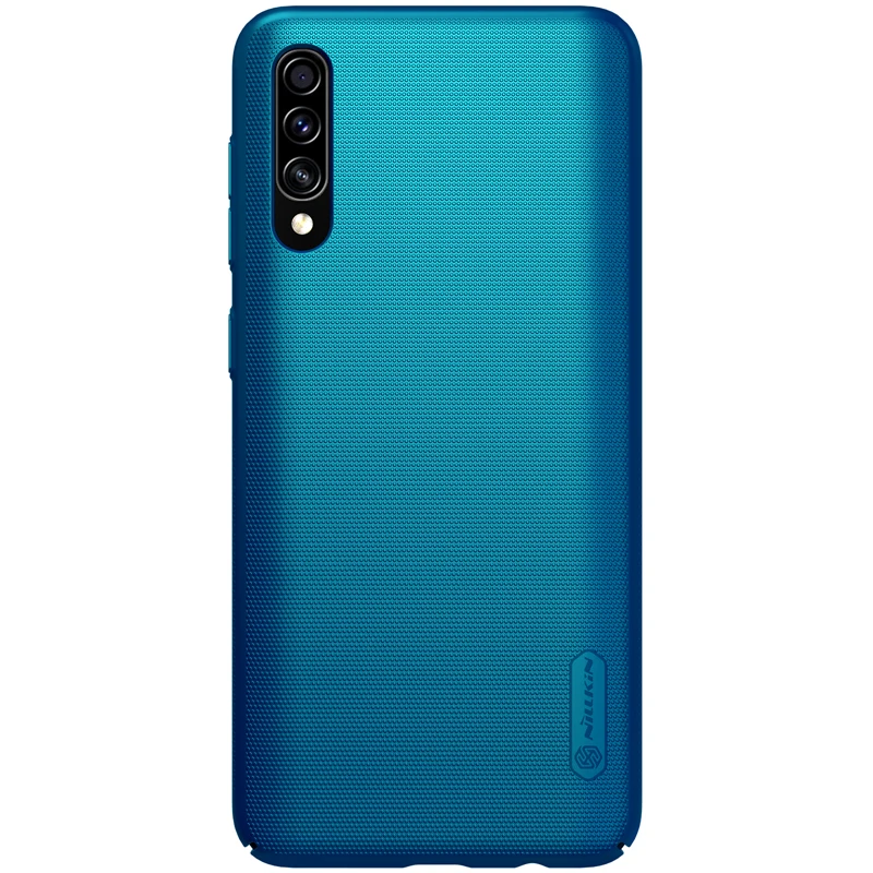 Синий Чехол для samsung Galaxy A10 A50 A30 A50S A30S A40 A60 A70 Nillkin Матовый Жесткий чехол-накладка для samsung Galaxy A30 чехол - Цвет: Синий
