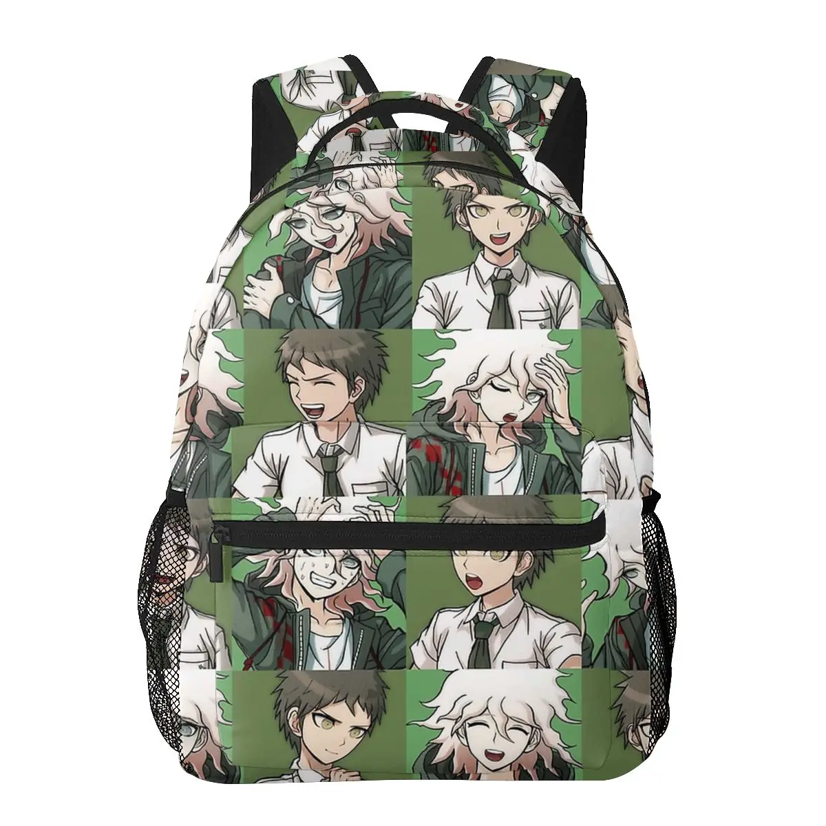 

Danganronpa,Hajime,Nagito Backpack for Girls Boys Travel RucksackBackpacks for Teenage school bag