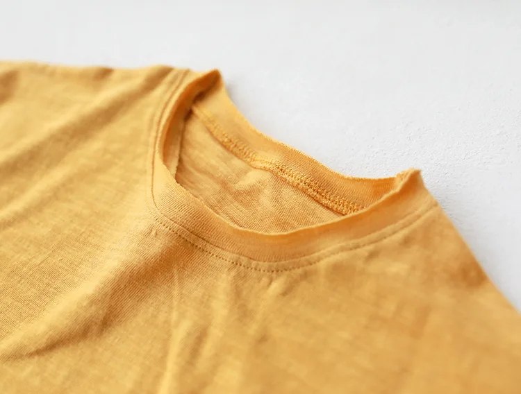 2020 весна-осень Детские хлопковые однотонные футболки с длинными рукавами для