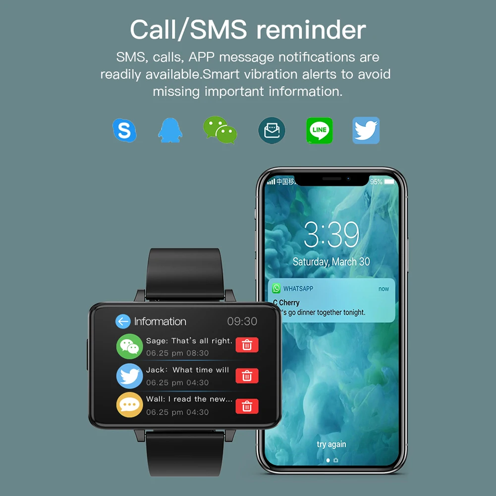 

Call IP67 Waterproof Smartwatch Outdoor Sporting Exercise B9+ Heart Rate Monitor Bluetooth Decoration for iOS Android