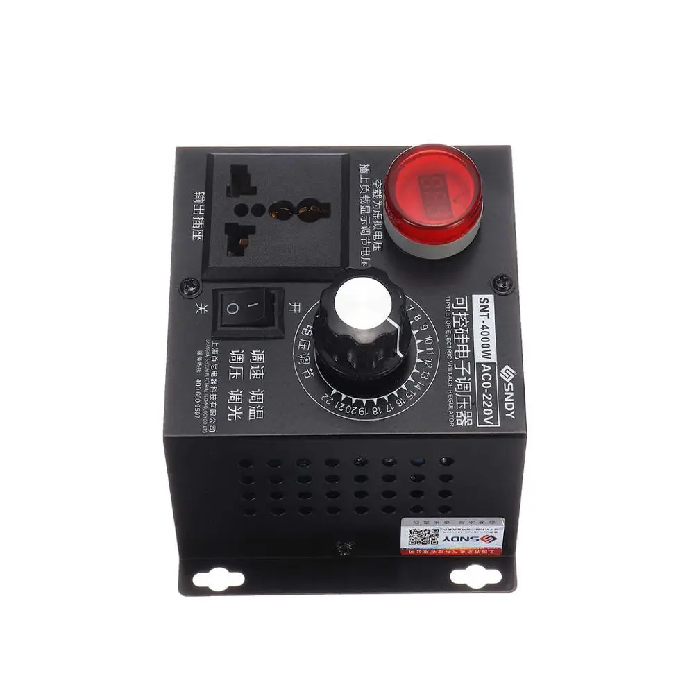 18A AC 220V 4000W высокомощный регулятор напряжения вентилятора двигателя тиристора