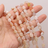6 8mm natural color moonstone beaded irregular shape beads for jewelry making diy necklace bracelet accessries