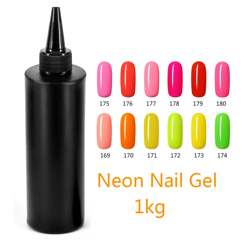 MSHARE неоновый оранжевый розовый желтый зеленый Гель лак для ногтей отмачиваемый