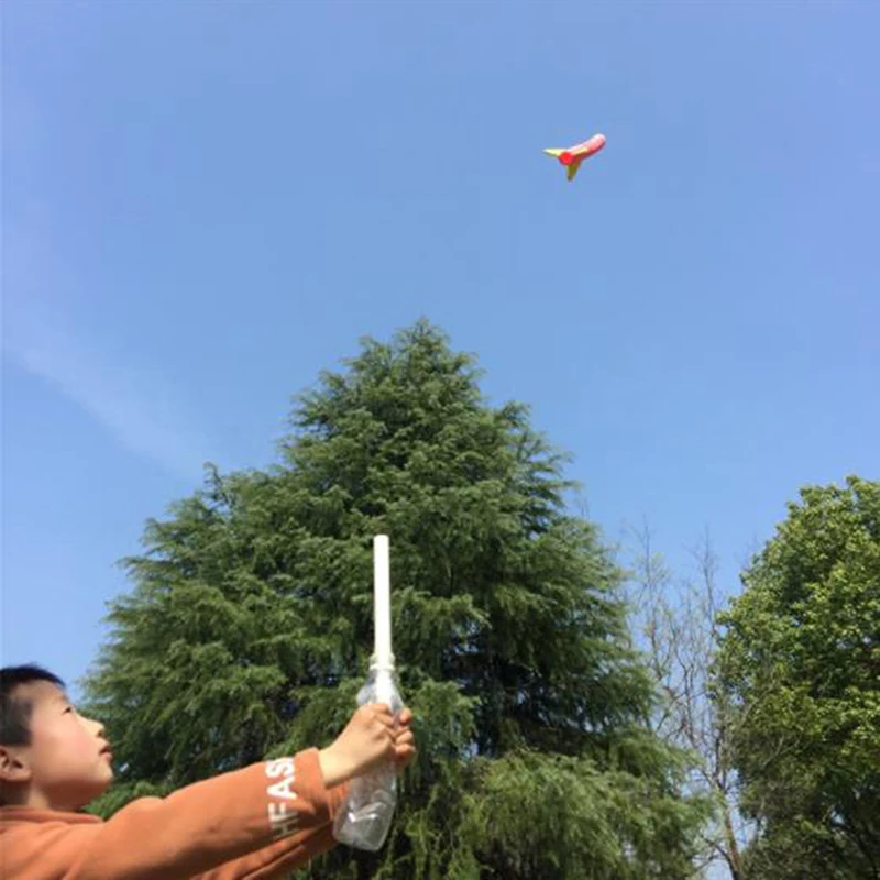 

1 комплект детской одежды научно-исследовательских игрушки Diy научные образовательные Наборы ракетная установка игрушка физика школьная у...