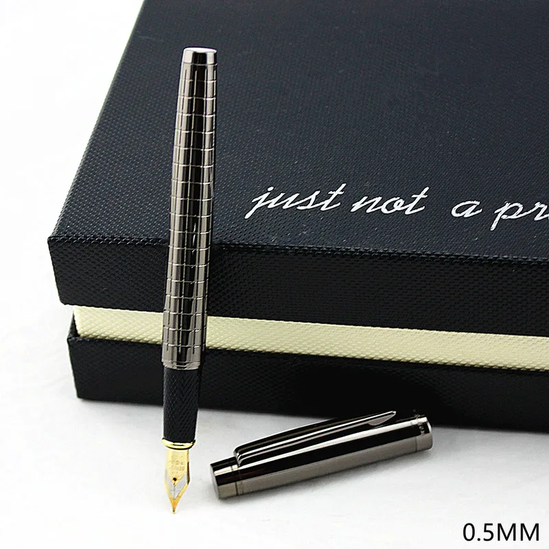 Роскошный Металлический решетчатый черный зажим 0 5 мм Средний наконечник