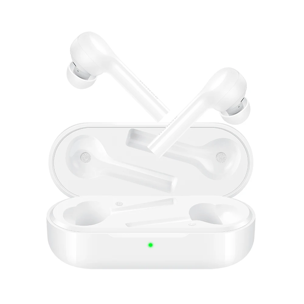Белый Huawei Honor Flypods Lite беспроводные наушники Bluetooth наушники TWS наушники водонепроницаемые IP54 Tap управление с зарядным устройством - Цвет: Белый