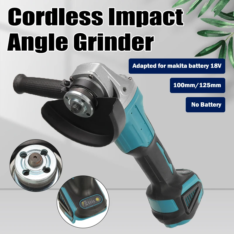Беспроводной ударный угловой шлифовальный станок Набор насадок бесщеточная
