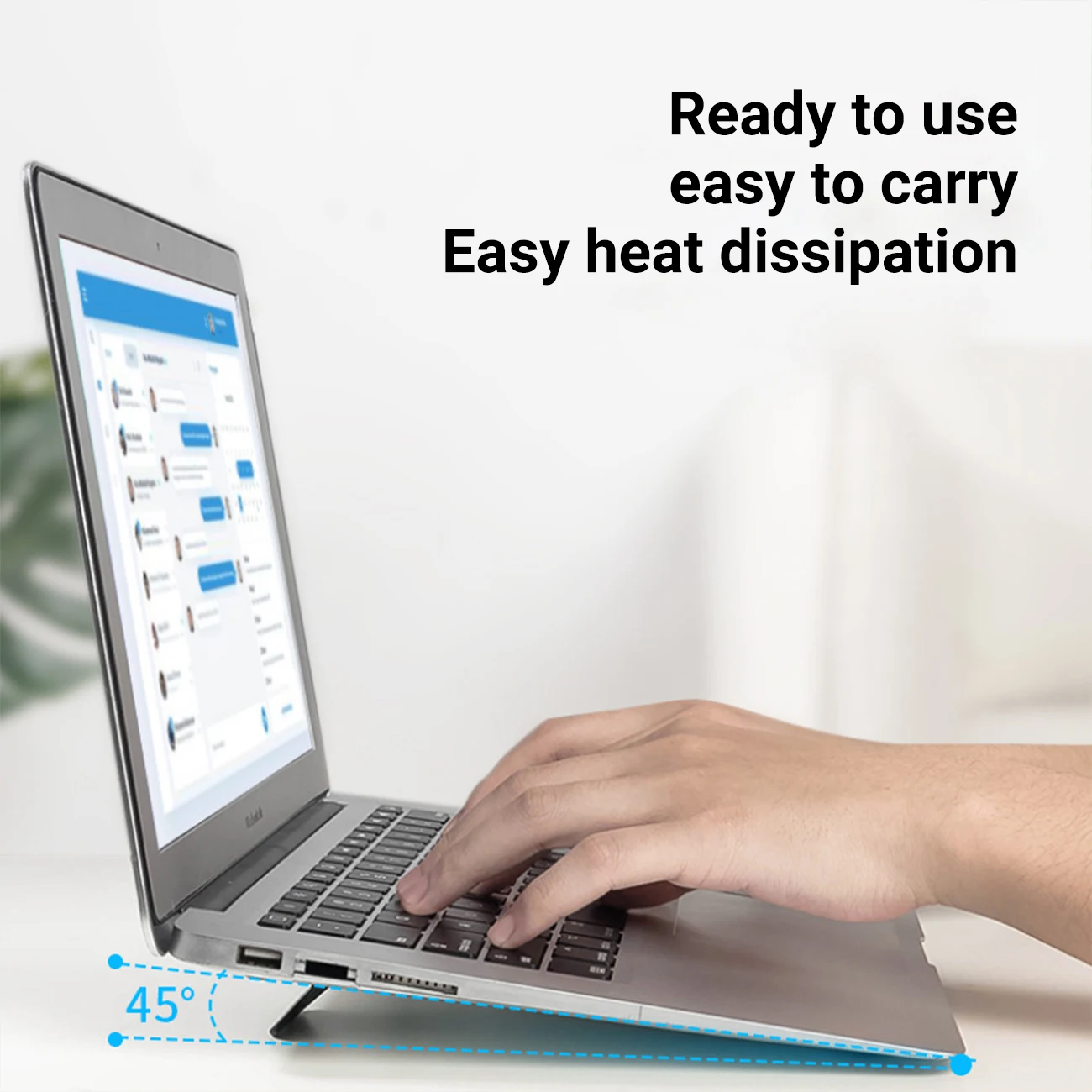 

2pcs Mini Portable Computer Holder Invisible Adjustable Notebook Stand Universal Desktop Cooling Pad Laptop Bracket