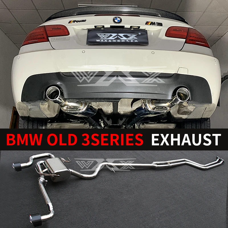 Профессиональные выхлопные трубы из нержавеющей стали для Bmw old 3series E90 E92 325 330 335 320