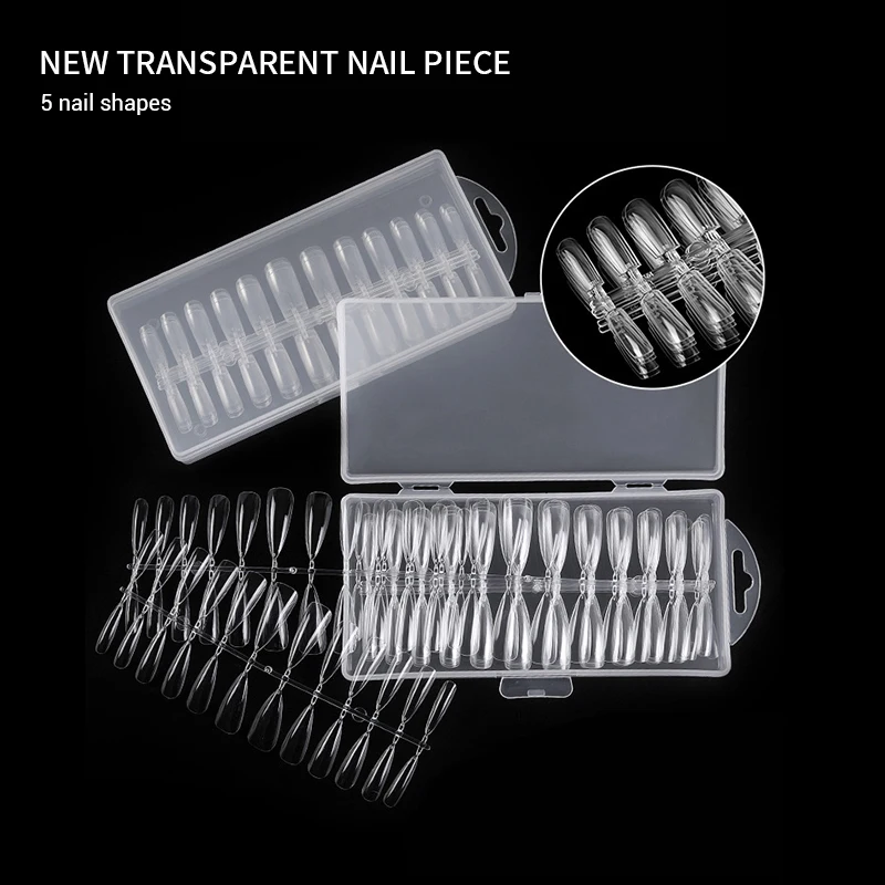 

240 шт., ультратонкие прозрачные накладные ногти STAR TREE для наращивания ногтей