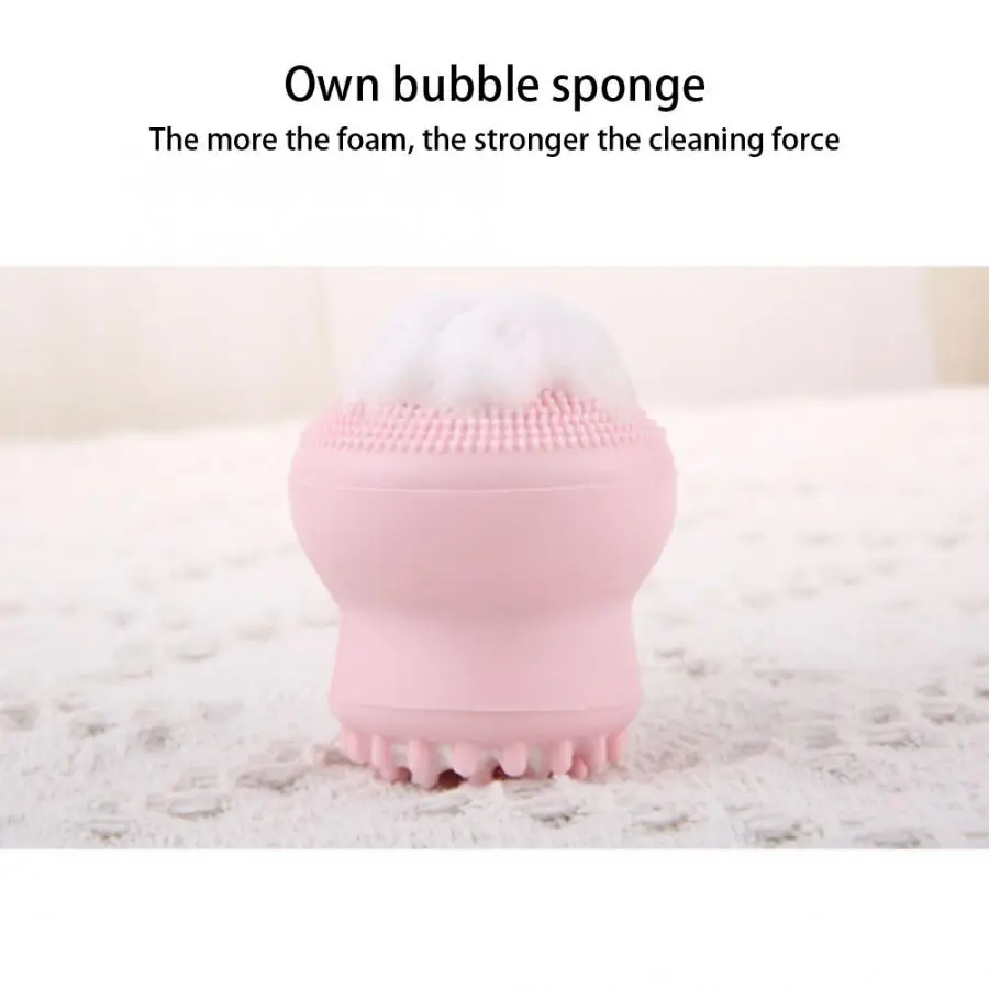 Микрофибра Осьминог в форме силиконовые кисточка для чистки пор кисти макияжа