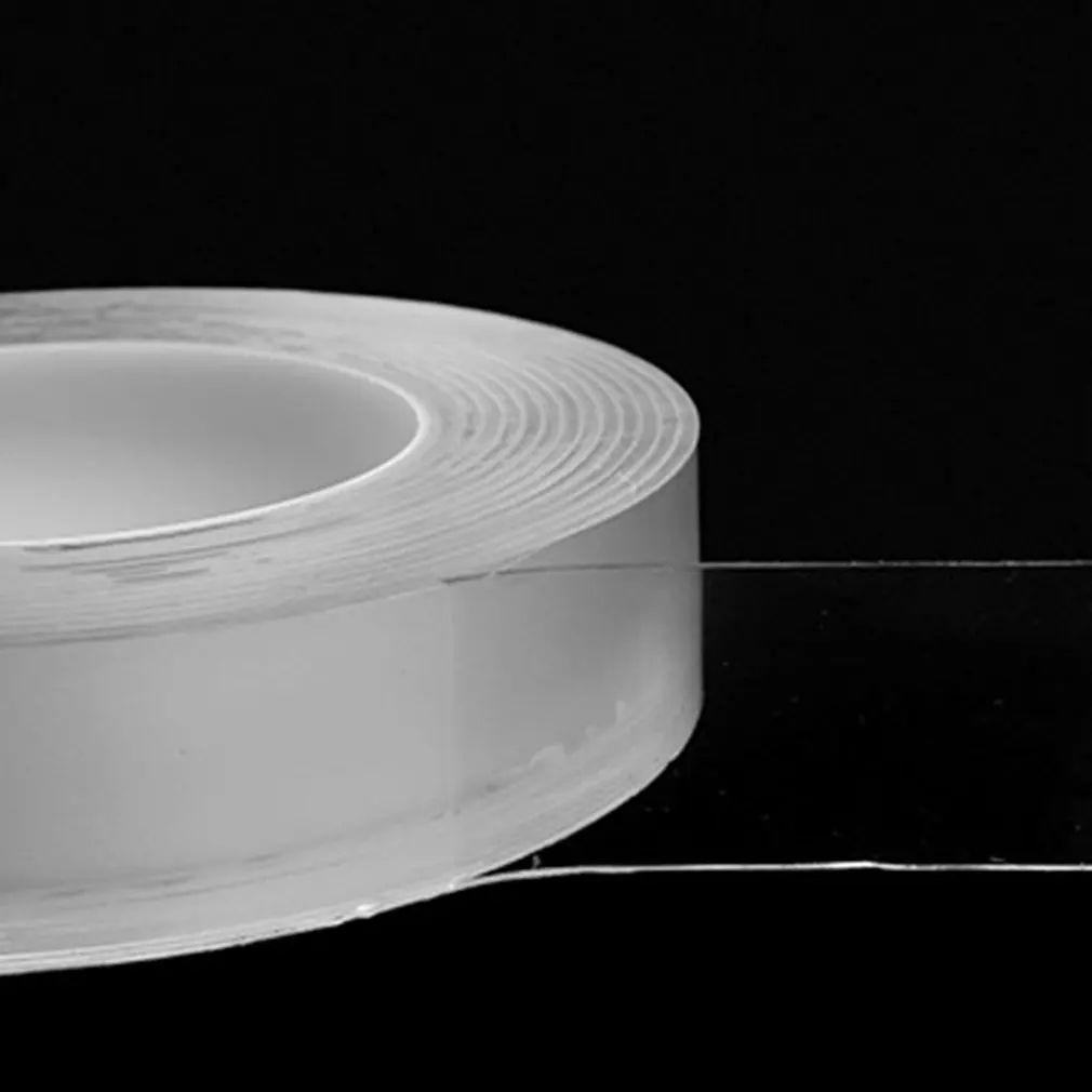 

1/2/3/5m Reusable Double-Sided Adhesive Traceless Tape Removable Sticker Adhesive Loop Disks Tie Glue Gadget