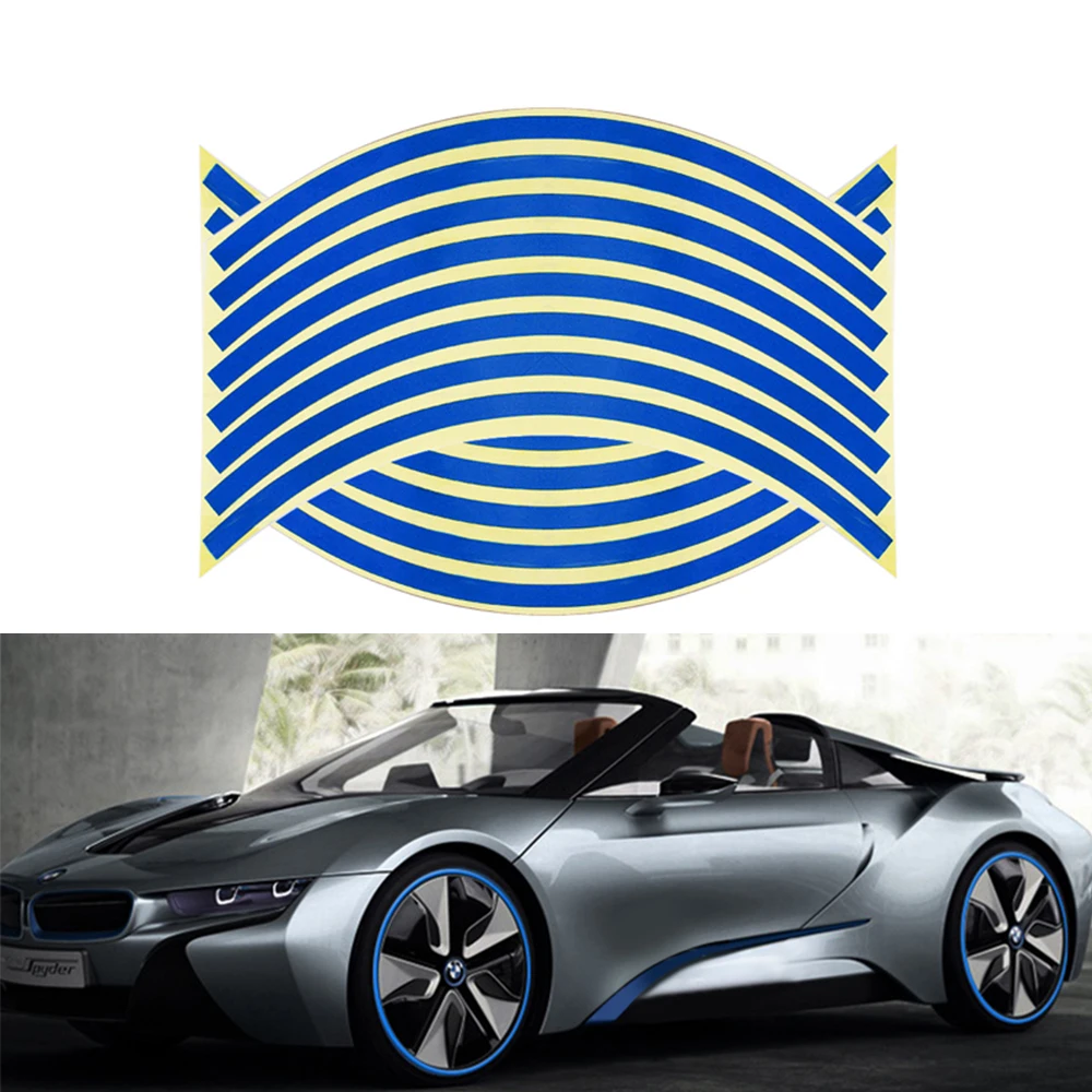 Обод для шины автомобиля и мотоцикла светоотражающие наклейки peugeot 207 107 polo renault