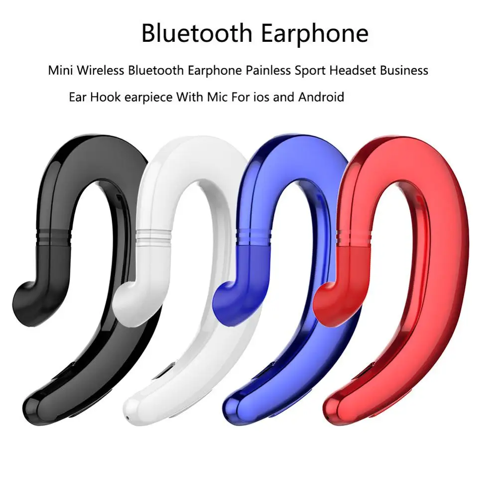 Мини беспроводные Bluetooth-наушники безболезненная Спортивная гарнитура стерео