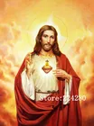 Рукоделие в виде Святого Сердца Иисуса Христа, вышивка крестиком, 14CT Набор для вышивки без принта, рукоделие