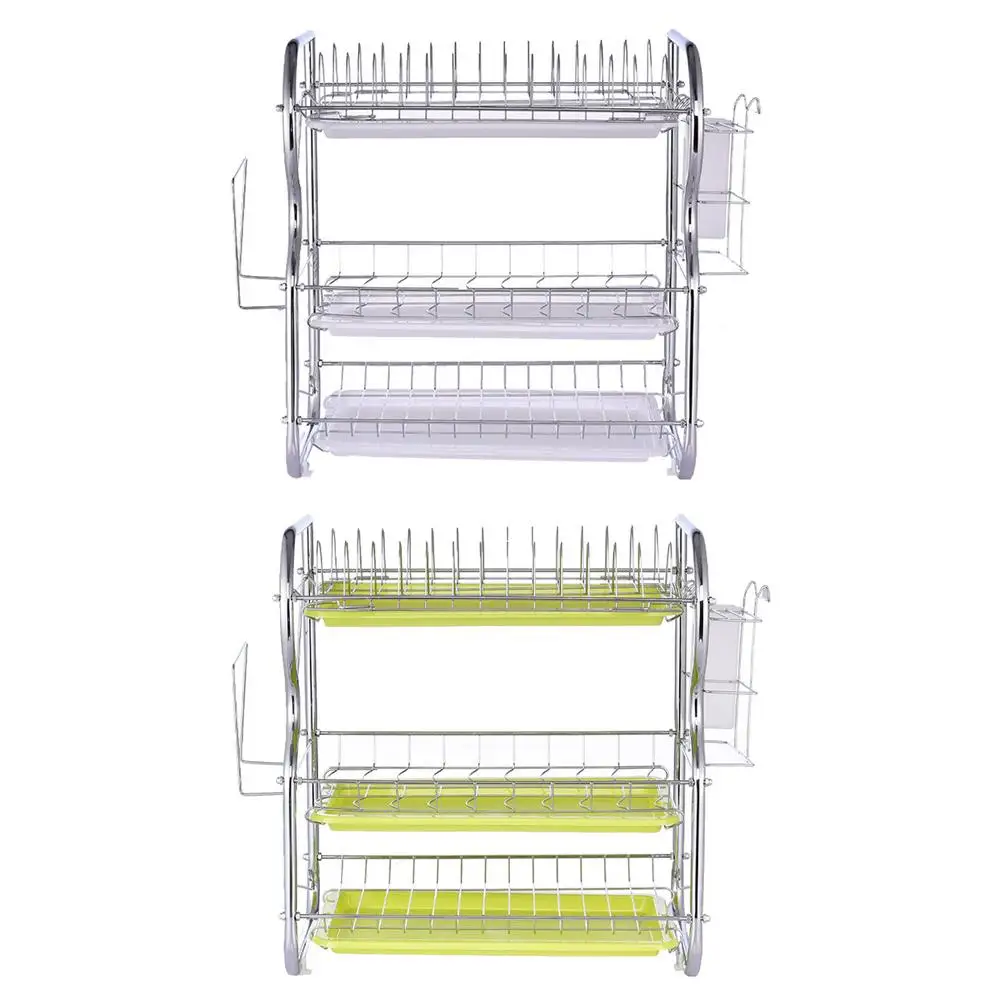 3 шт. стеллаж для слива кухонных блюд|Полки и держатели| |
