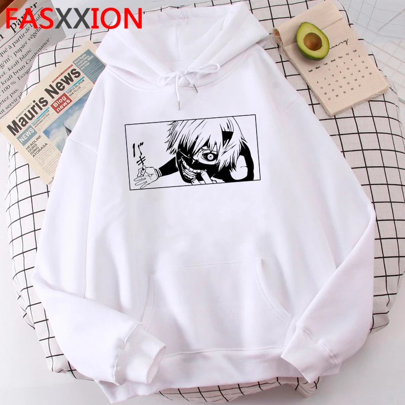 

Мужская толстовка с капюшоном в стиле японского аниме «Токийский Гуль», канеки, с принтом Кен глаз, в стиле Харадзюку, унисекс, графический ...
