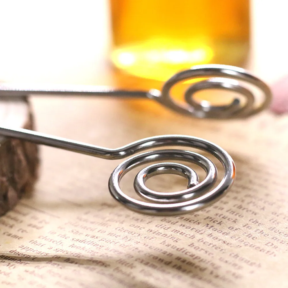 1 шт. из нержавеющей стали медовая ложка Кухонная мешалка для меда палочка