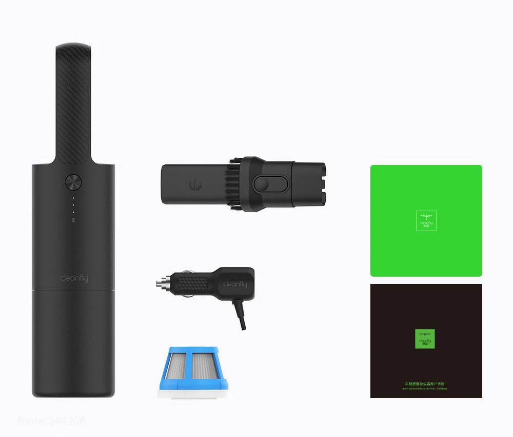 XIAOMI Mijia Cleanfly CoClean FVQ портативный автомобильный/Домашний Беспроводной Ручной пылесос для пыли огромный всасывающий быстрый заряд мини
