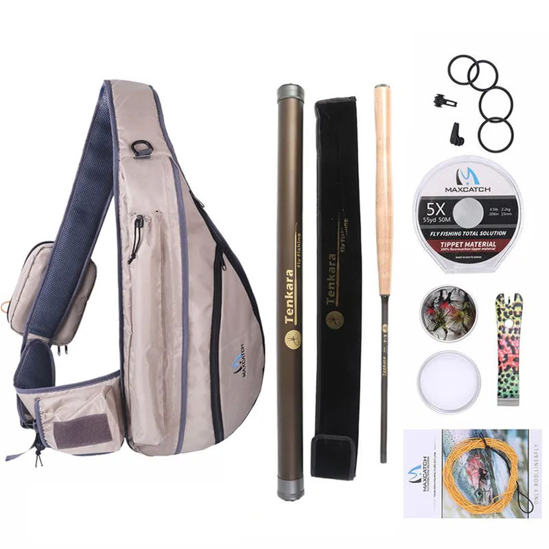 Combo 3 Maximumcatch 9-11FT V-Tenkara Rod Outfit IM10/36 T углеродное волокно Fly Rod& Tenkara Line& деревянный ящик& мухи - Цвет: Combo 3
