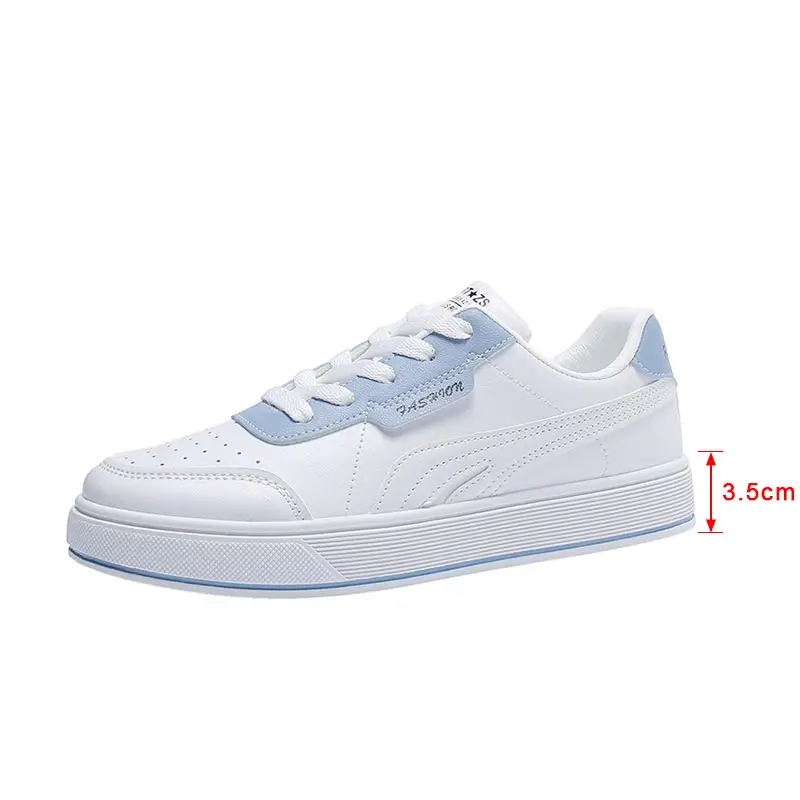 

Women's Shoes Canvas Flat Soft Sneakers Lace Up Solid Ladies Round Toe Platform Vulcanized Shoes Female Footwear Fashion 2021