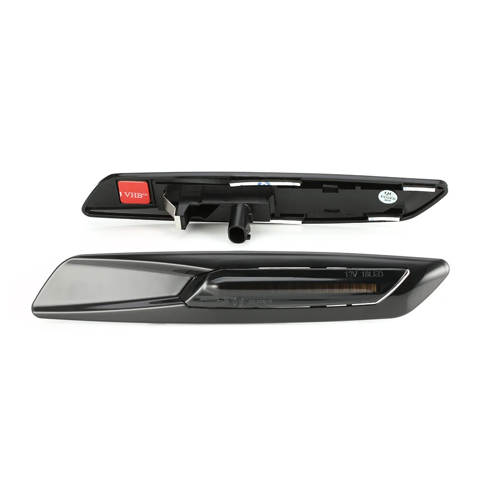 2 шт. Динамический светодиодный боковой габаритный фонарь Поворотная сигнальная