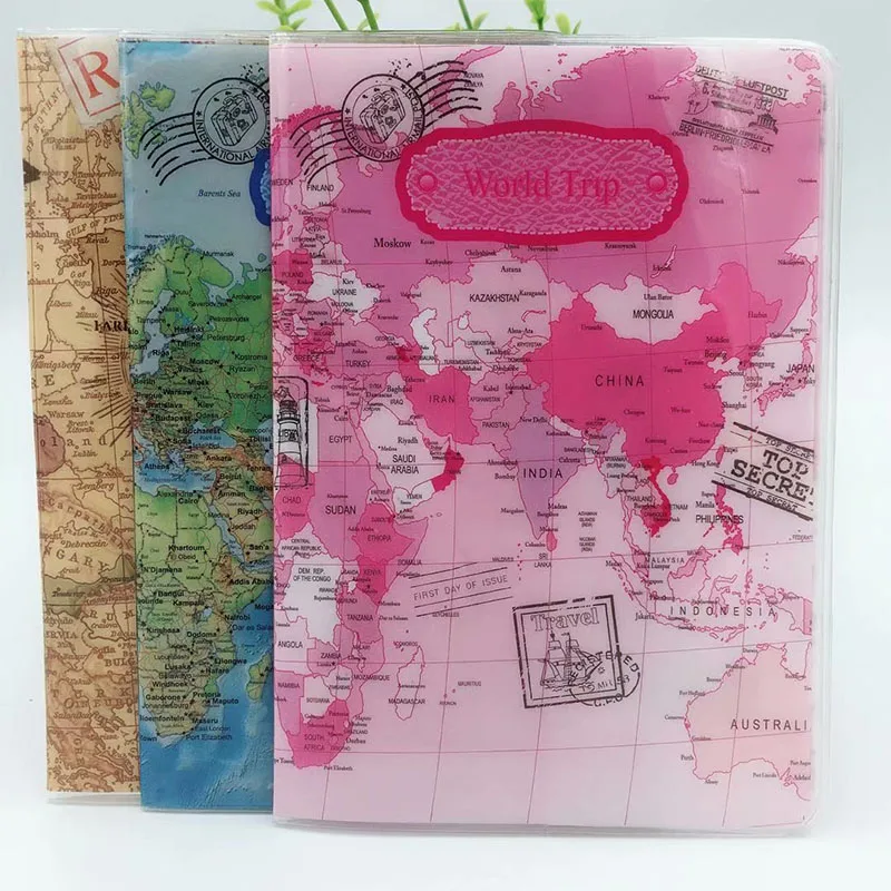 Женская водонепроницаемая обложка для паспорта из ПВХ кожи новая карта