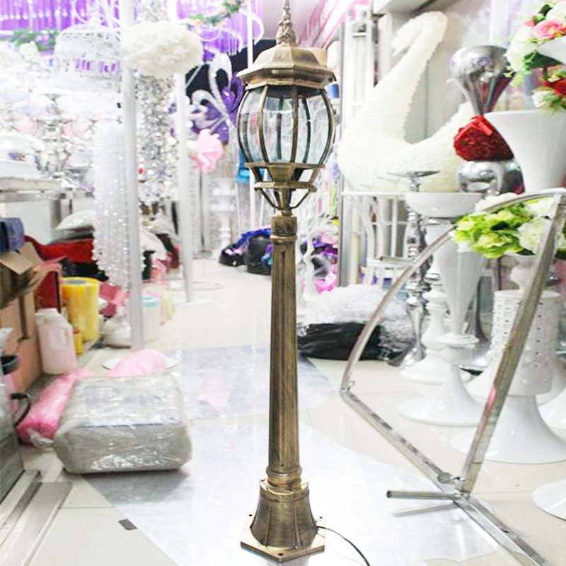 Уличный светильник из кованого железа в стиле ретро 2 шт./лот с удилищем дорожная