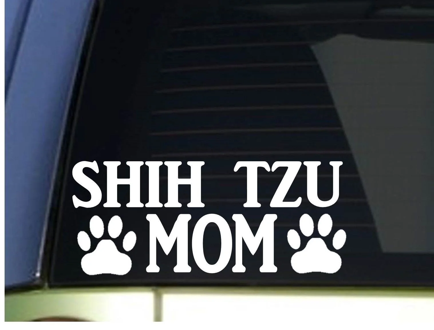 Виниловая наклейка на окно Shih Tzu Mom 8 5 дюйма | Игрушки и хобби