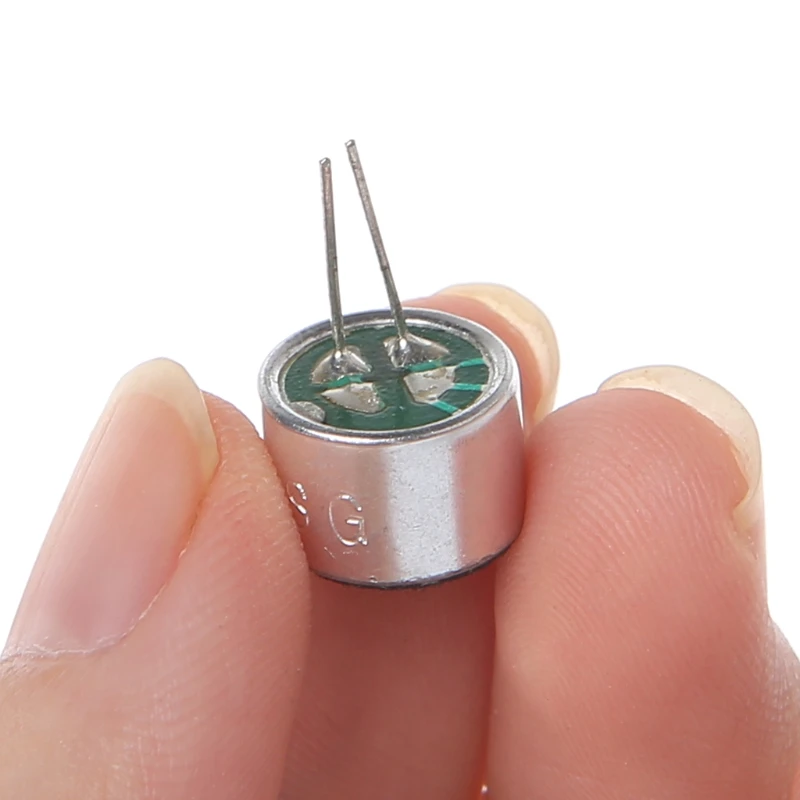 10 шт./лот с 2-контактным кабелем капсульный микрофон Electret 9767 Mic | Электроника