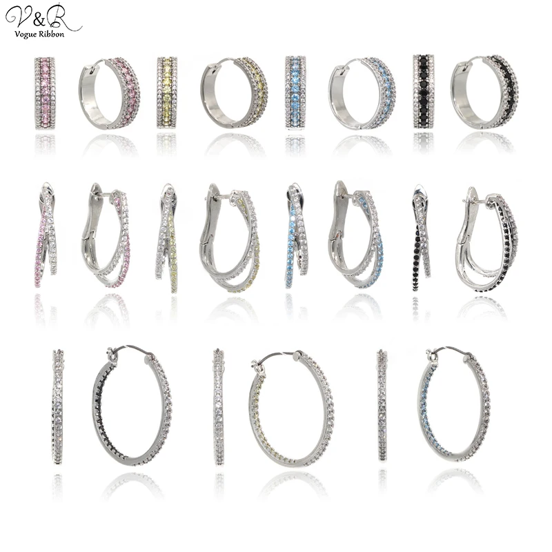 

Новинка 2020, модные серьги-кольца, серьги-кольца с фианитами, модные серьги, толстые серьги-кольца, подарок на день Святого Валентина