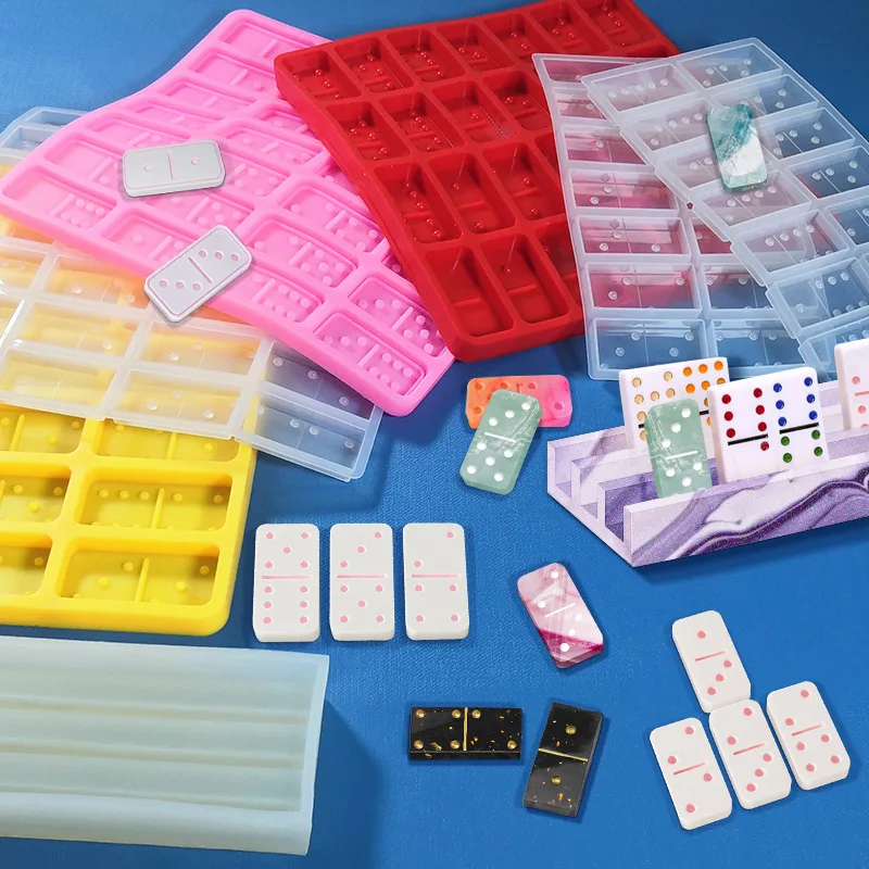 Силиконовая форма домино для эпоксидной смолы сделай сам| |