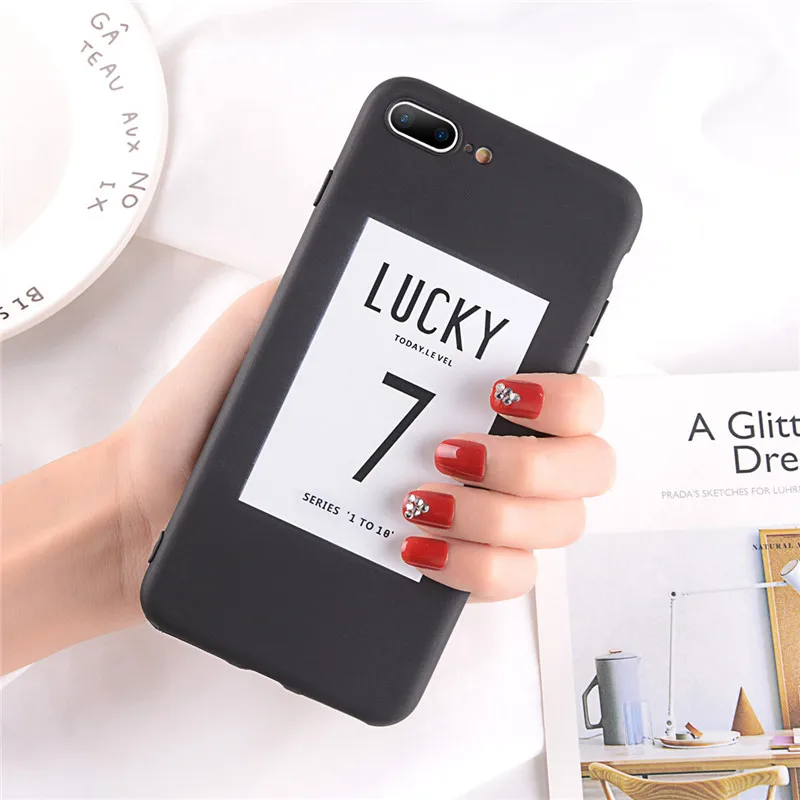 AC2631 Чехол Ottwn для iPhone 6, 7, 8 Plus, X, XR, XS, Max, простой чехол с буквенным принтом, для iPhone 11 Pro, чехол, Мягкая силиконовая задняя крышка, чехол для телефона - Цвет: AC2631