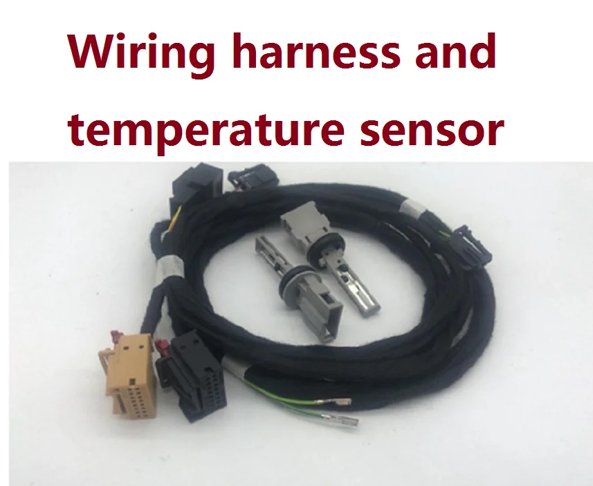 Sensor and line Ручное обновление Автоматический Climatronic кондиционер управление переключатель панель для MQB Touran Tiguan Lamando sportsvan Golf 7 Passat B8 - Название цвета: Sensor and line