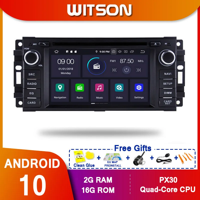 WITSON! Автомобильный DVD плеер Android 10 Octa core PX5 для JEEP COMPASS WRANGLE GRAND CHEROKEE IPS Автомобильная