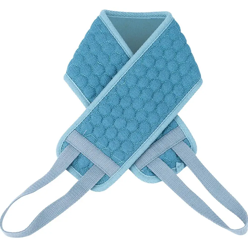 мочалка для тела губка Двухсторонний мягкий волоконный Отшелушивающий задний