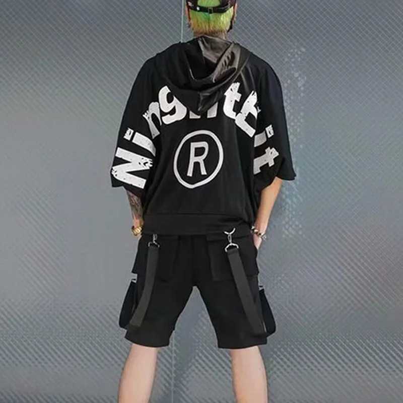 

Summer Cargo Shorts Men Techwear Japanese Harajuku Fashion Streetwear Shorts for Male Joggers Hip Hop Pants Baggy Clothing
