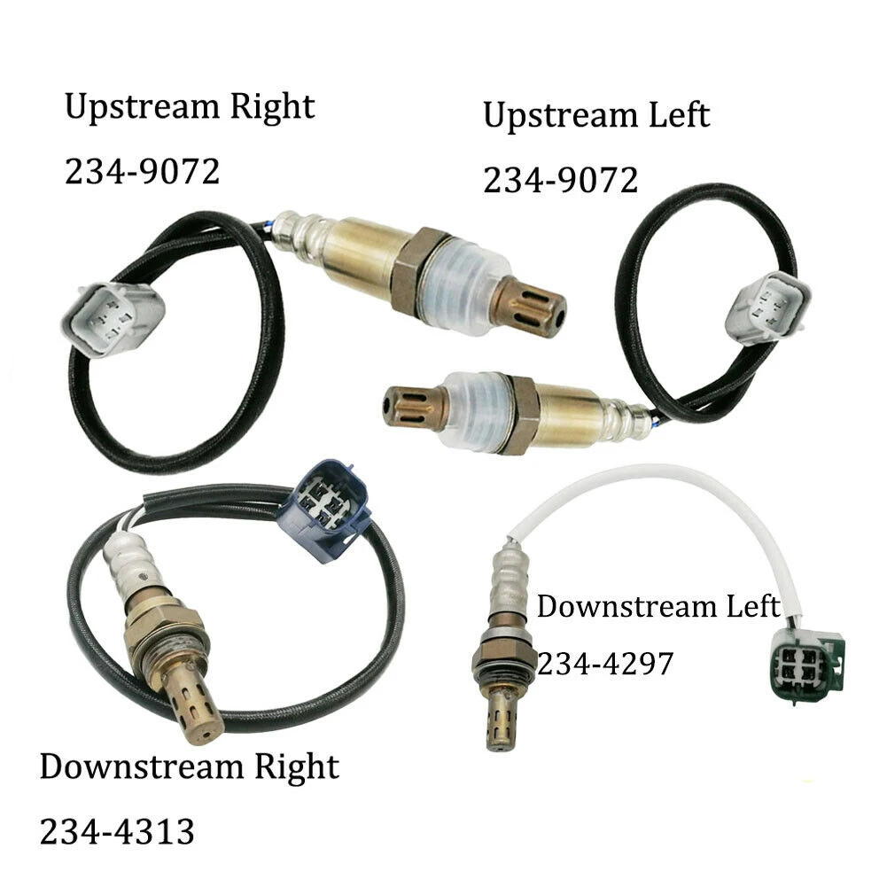 

4pcs Upstream+Downstream Oxygen Sensor 234-9072 234-4297 234-4313 SU11561 For 2007 Nissan Pathfinder Frontier Xterra V6-4.0L