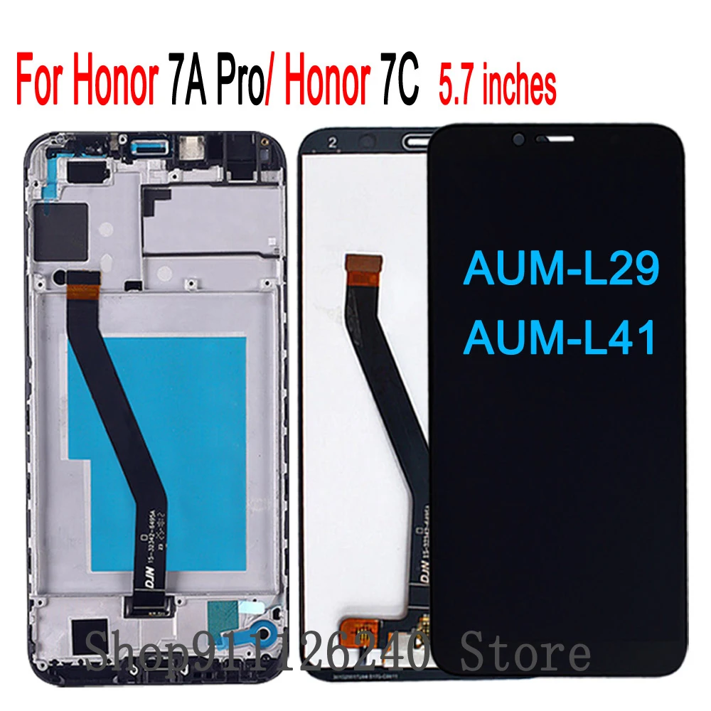 Сенсорный экран с цифровым преобразователем для Huawei Честь 7A Pro AUM-L29 ЖК-дисплей