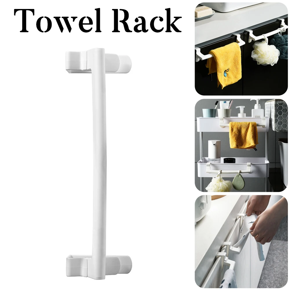 

Towel Rack Plastic Towel Hanger Cabinet Kitchen Bathroom Tower Holder Bathroom Towel Storage Towel Holder Fast delivery Dropship