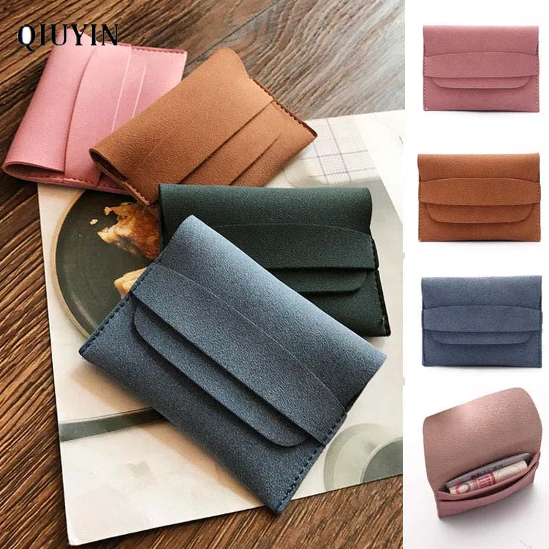 

Qiuyin Woman Wallet Vintage Solid Pocket Money Women's/femal Wallet Minnie Money Bag Small and Lightweight Wallet Leather Purse