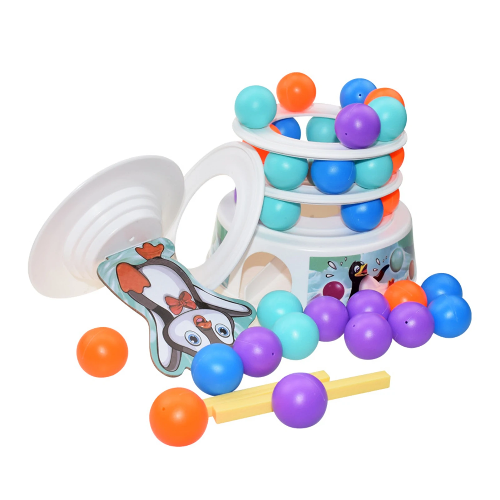 

New Board Game Penguin Ski Ball Parent-child Multiplayer Interactive Battle Game Penguin Track Ski Ball Board Game