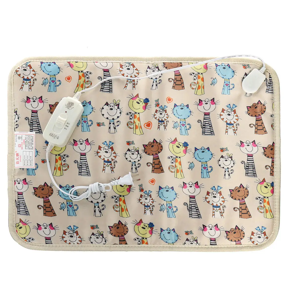 

45x45/45x60cm 220V Waterproof Pet Dog Electric Heater Keep Warmer Pad Bed Mat Cat Puppy Heating Pad