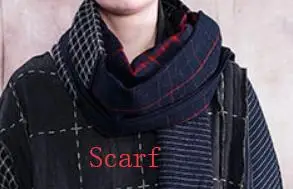 Scarf Женское хлопковое покрывало платье в стиле пэчворк женские свободные платья плюс размер хлопковое льняное платье женское осеннее платье-оверсайз - Цвет: Scarf